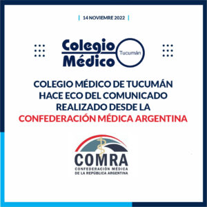 Lee más sobre el artículo COMUNICADO DE LA COMRA: Situación del Equipo de Salud de Argentina