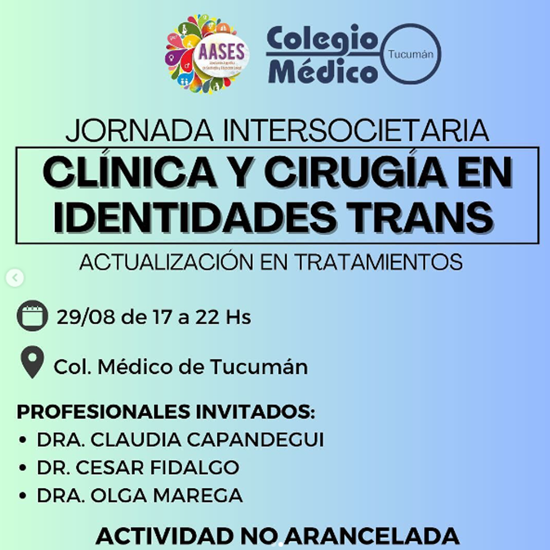 Lee más sobre el artículo JORNADA DE CLÍNICA Y CIRUGÍA EN IDENTIDADES TRANS