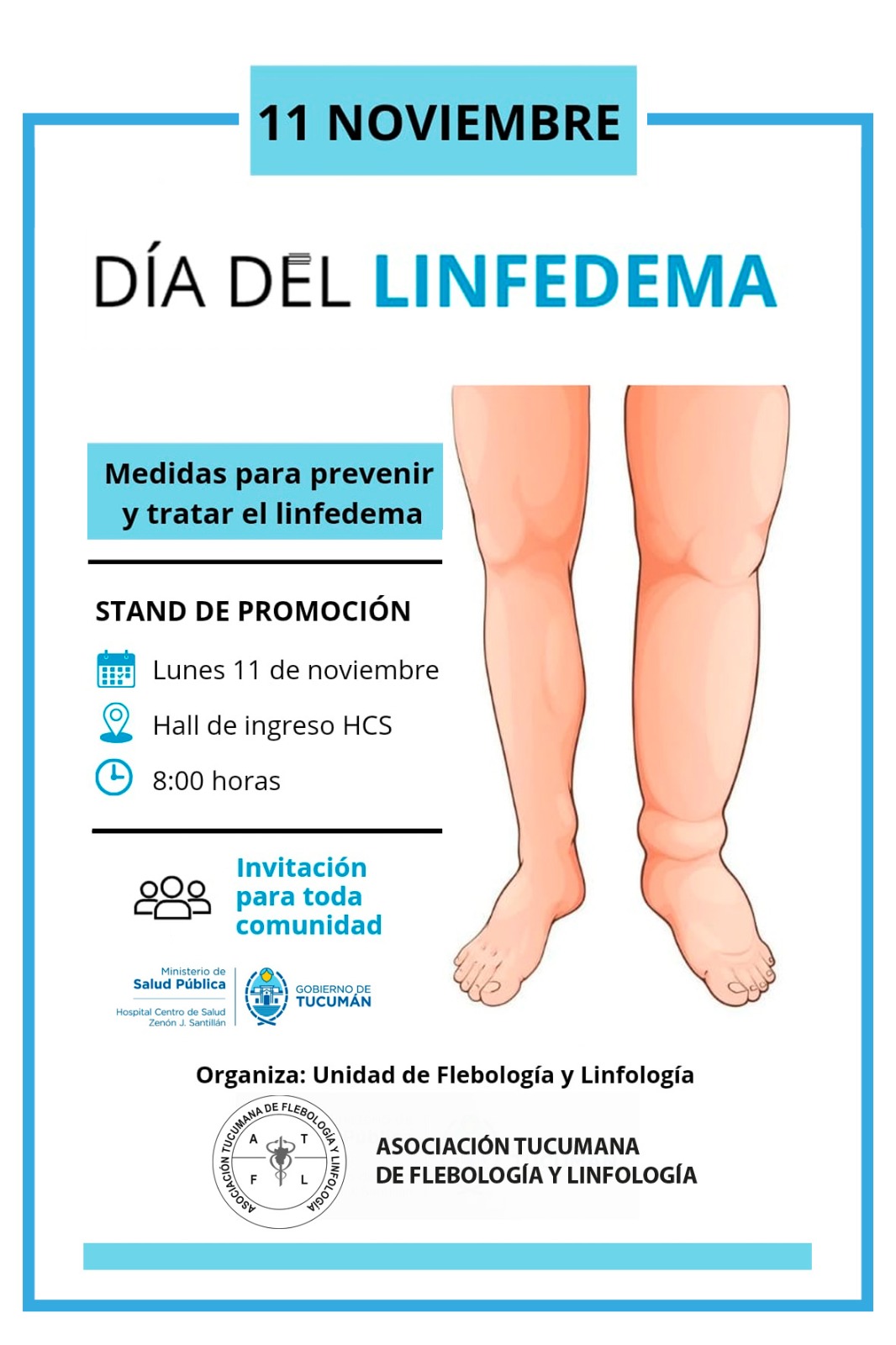 Lee más sobre el artículo Día del Linfedema – Asociación Tucumana de Flebología