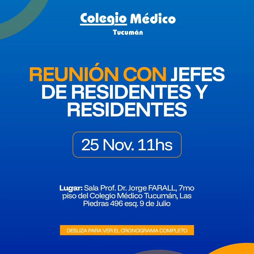 En este momento estás viendo Reunión con Jefes de Residentes y Residentes